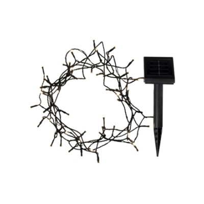 Solar Green Solar Fairy Lights - White
